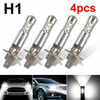 Car LED Fog Light H1 100W  Anti-Fog Light White Light H1 LED Headlight Bulb for Cars, Trucks Fog Lights, 4-Pack