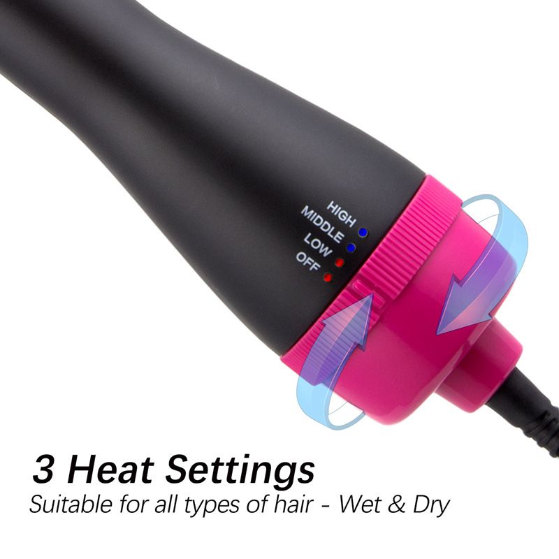 Hair Dryer Brush Blow Dryer Brush in One,Professional Hot Air Brush with Negative Ion Anti-frizz Blowout for Drying