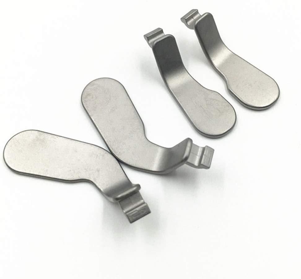 Controller Paddles,Metal Stainless Steel Replacement Parts for Elite Controller Series 2 Model 1797 - 4 PCS (Silver)