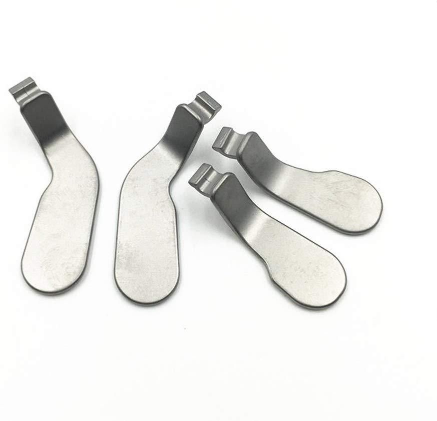 Controller Paddles,Metal Stainless Steel Replacement Parts for Elite Controller Series 2 Model 1797 - 4 PCS (Silver)