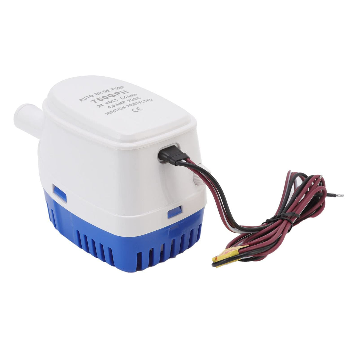 Automatic Submersible Boat Bilge Water Pump  Auto with Float Switch (Blue - Automatic) Submersible pump, built-in float switch