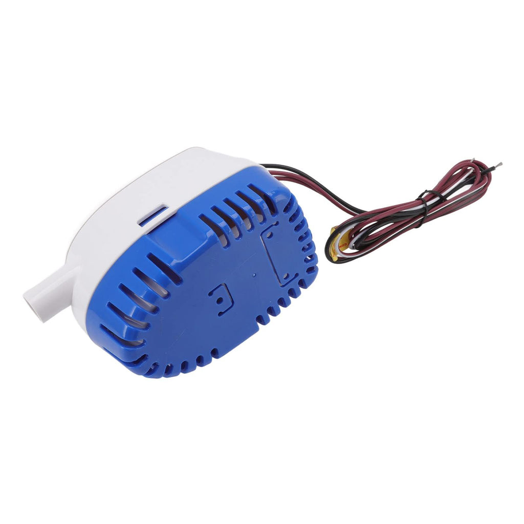 Automatic Submersible Boat Bilge Water Pump  Auto with Float Switch (Blue - Automatic) Submersible pump, built-in float switch
