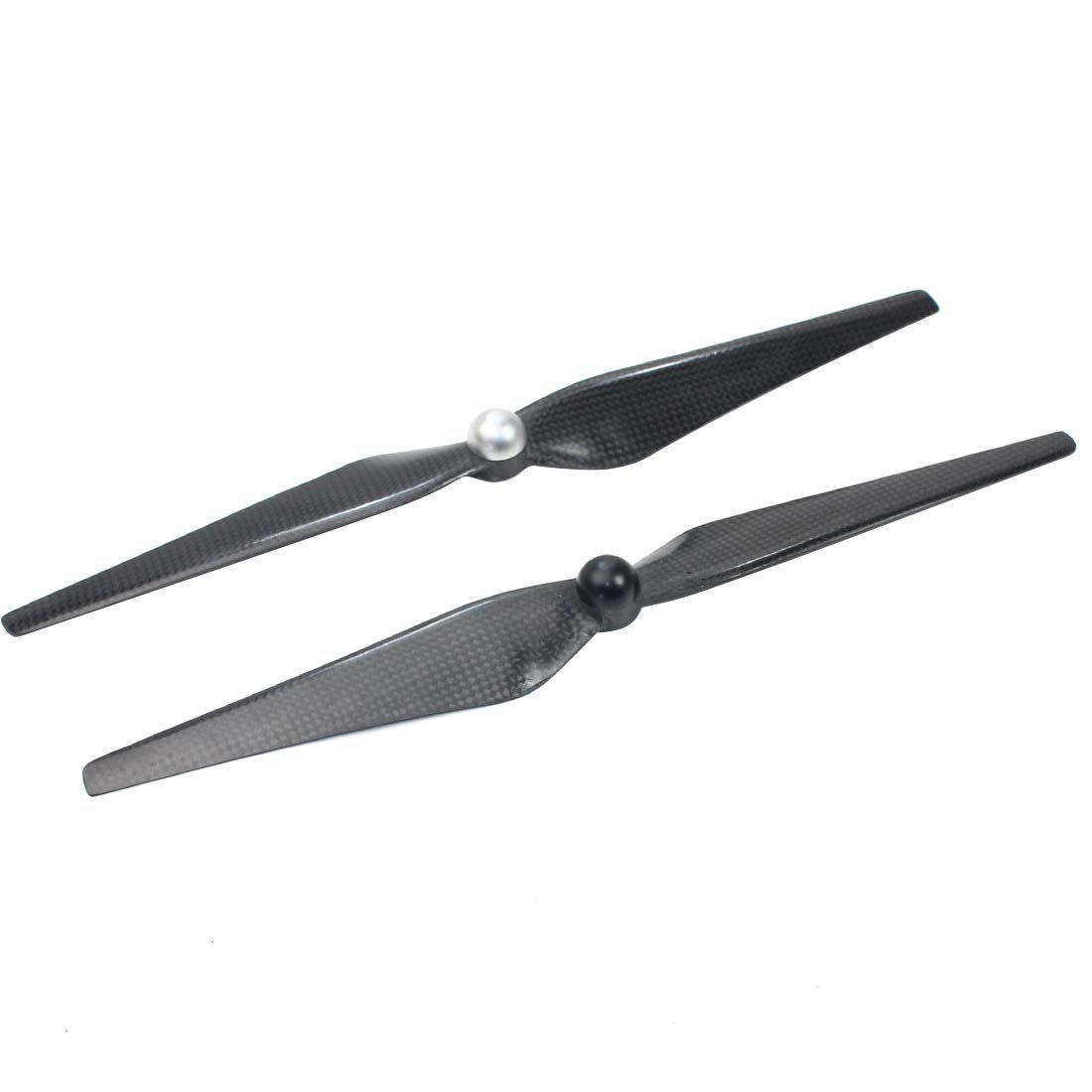 12x4.2 Self-Locking CW/CCW Carbon Fiber Propellers Prop for DIY Drone Compatible for DJI E600 MultiRotor RC Quadcopter (1 Pair)