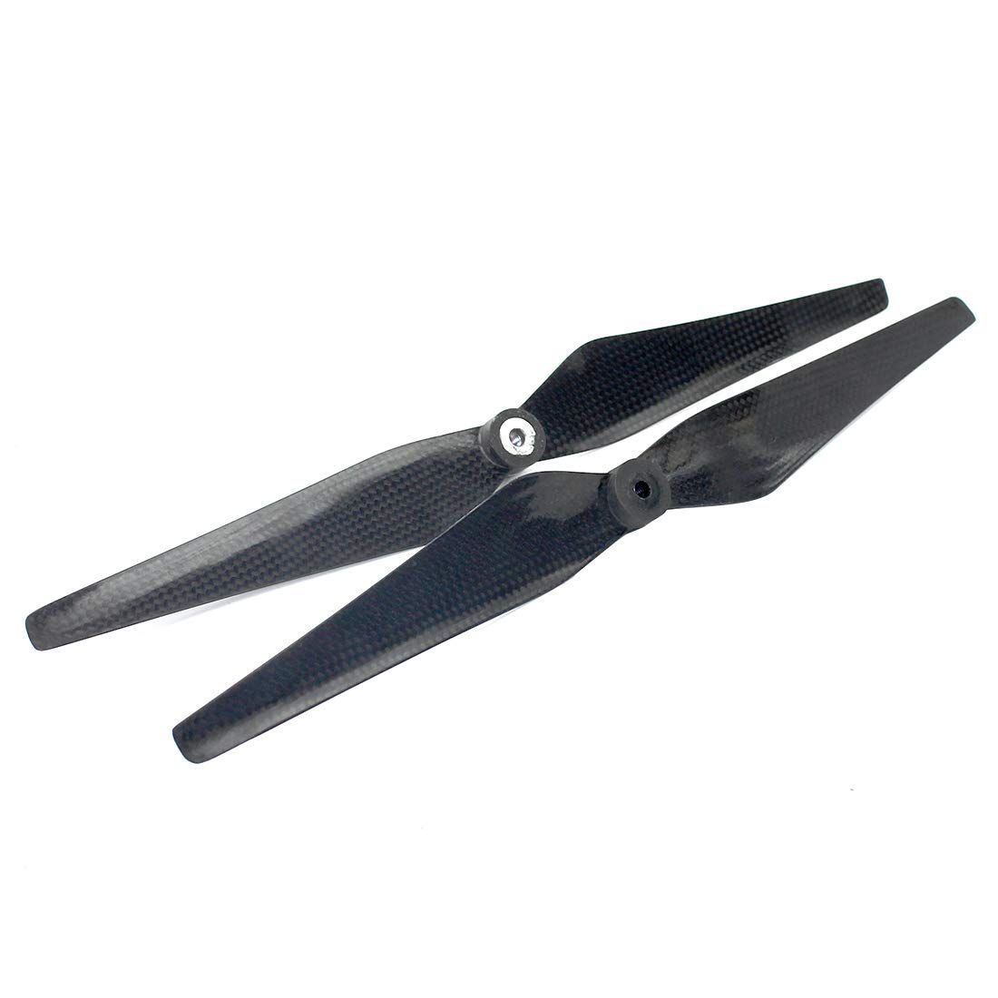 12x4.2 Self-Locking CW/CCW Carbon Fiber Propellers Prop for DIY Drone Compatible for DJI E600 MultiRotor RC Quadcopter (1 Pair)