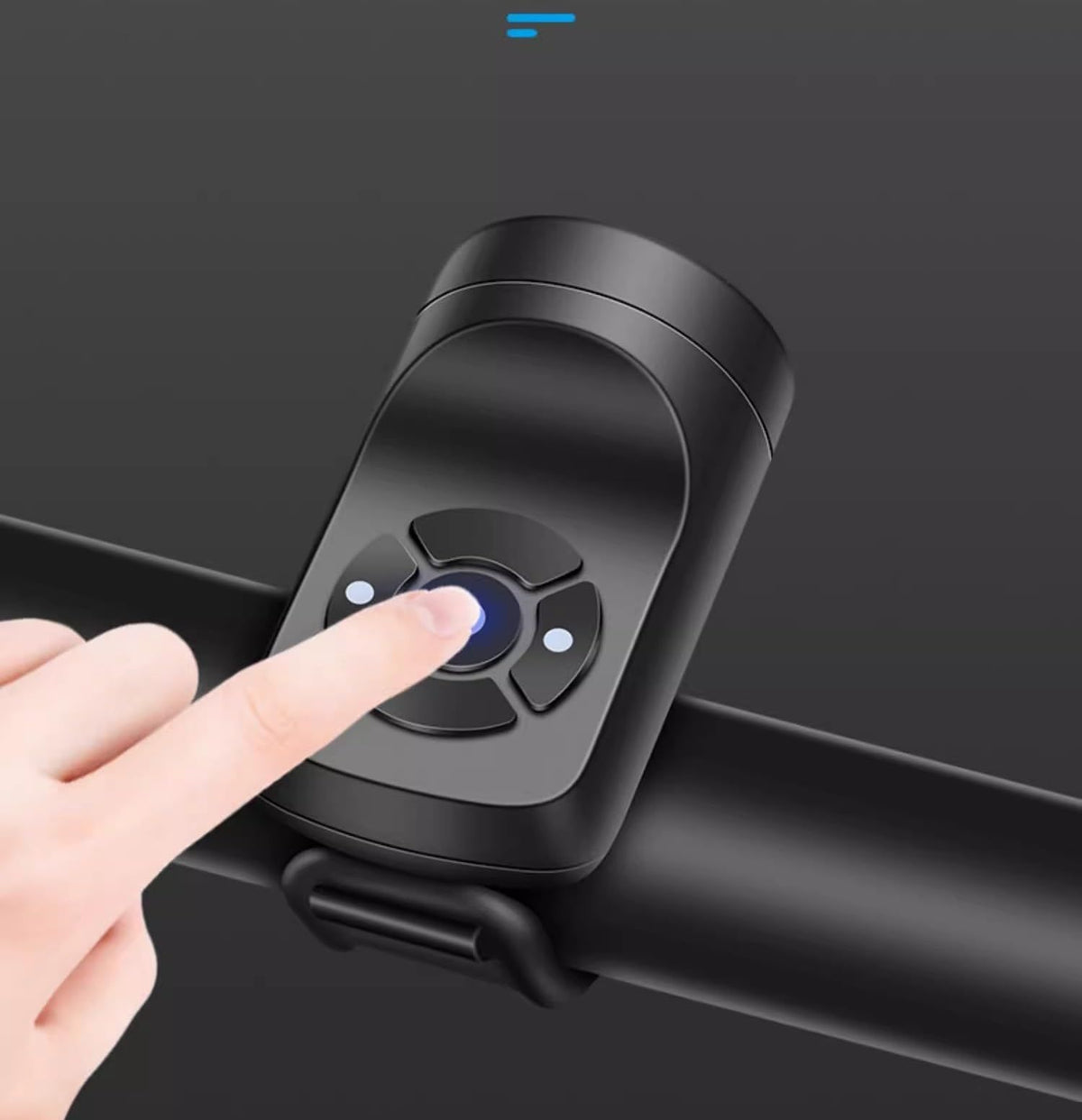 Rechargeable Electric Bike Bell Horn Bell Cycling Horn for Adults with Loud Sound and Fit for Mountain Bike, Road Bike, Scooters
