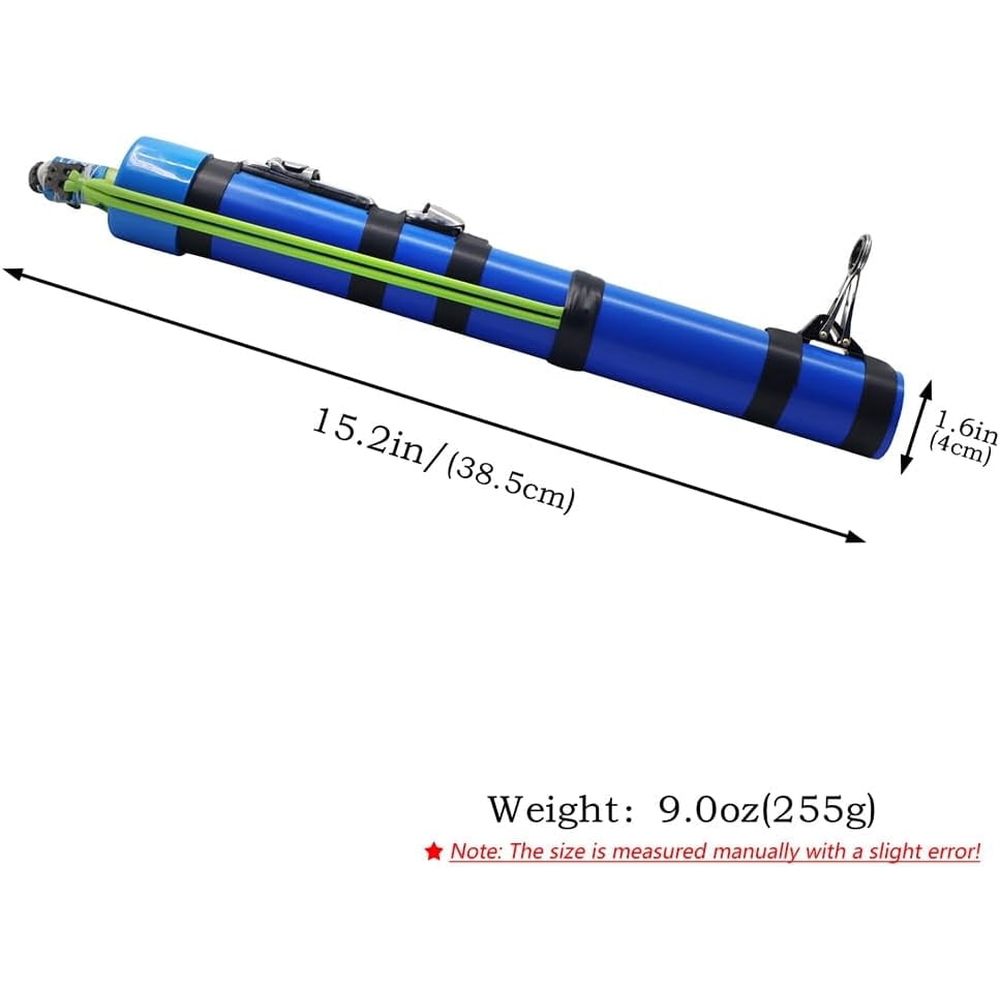 Fishing Catapult Rod, 15.2 In Compact Telescopic Fishing Rod with Reel, Portable Lure Launcher Tool for Saltwater and Freshwater