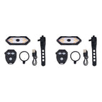 2X Electric Scooter Turn Signal, Remote Control Bike Blinker/Tail Light,Adjustable Directional Turn Signal Rechargeable