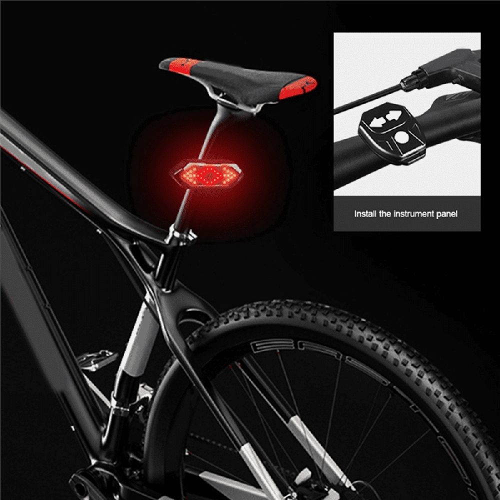 2X Electric Scooter Turn Signal, Remote Control Bike Blinker/Tail Light,Adjustable Directional Turn Signal Rechargeable