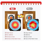 Archery Targets Paper, 20Pcs Bow and -Targets, 10 Rings