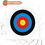 Archery Targets Paper, 20Pcs Bow and -Targets, 10 Rings