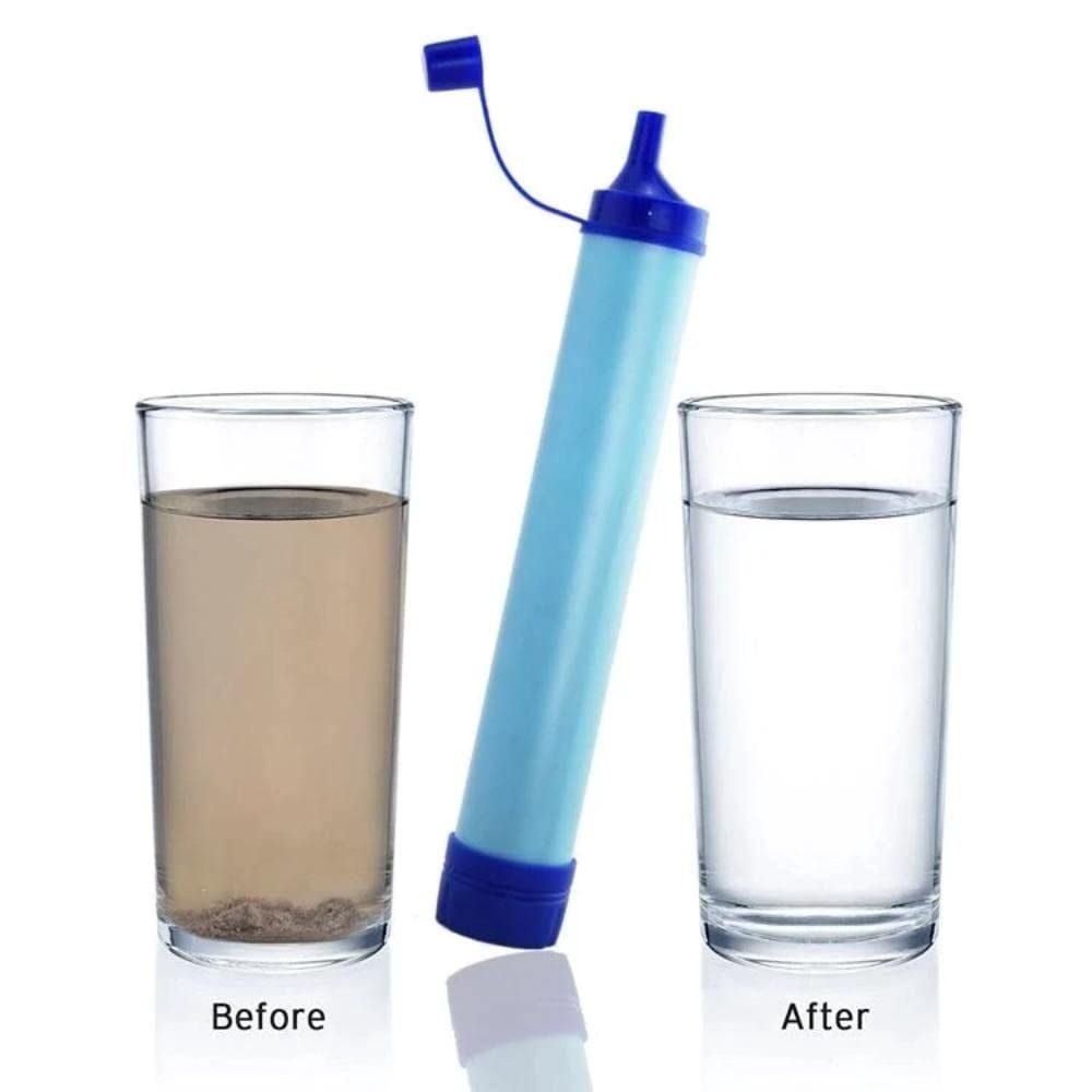 Water Filter Straw,Outdoor Portable Filtration Emergency Survival Gear,Personal Water Filter for Hiking,Camping,Travel,and Emergency Preparedness Wilderness Expedition Hunting Fishing Outing