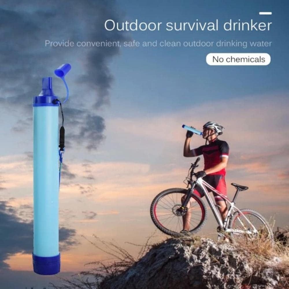 Water Filter Straw,Outdoor Portable Filtration Emergency Survival Gear,Personal Water Filter for Hiking,Camping,Travel,and Emergency Preparedness Wilderness Expedition Hunting Fishing Outing