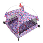 Outdoor Pet Tent Purple Sun Shelter Easy Access Mesh Ventilation