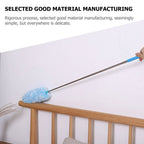 Extendable Microfiber Hand Duster Blue Washable Dust Sweeper