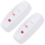 White Inline Home Lighting Control with Overload , Easy Installation, 2-Pack