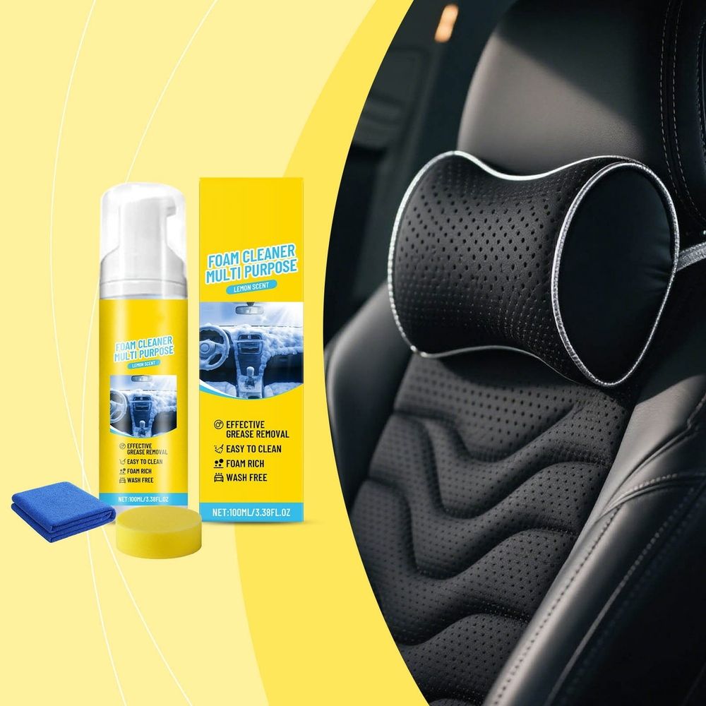 Multi Foam Cleaner, Multifunctional Cleaner, Deep Cleaning Spray For Car Interior Exterior Dashboard Wheels Auto Accessories