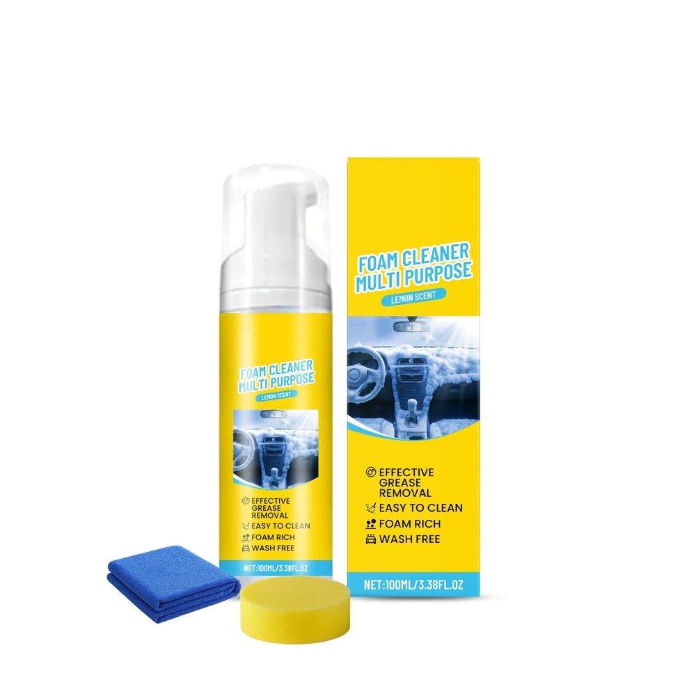 Multi Foam Cleaner, Multifunctional Cleaner, Deep Cleaning Spray For Car Interior Exterior Dashboard Wheels Auto Accessories
