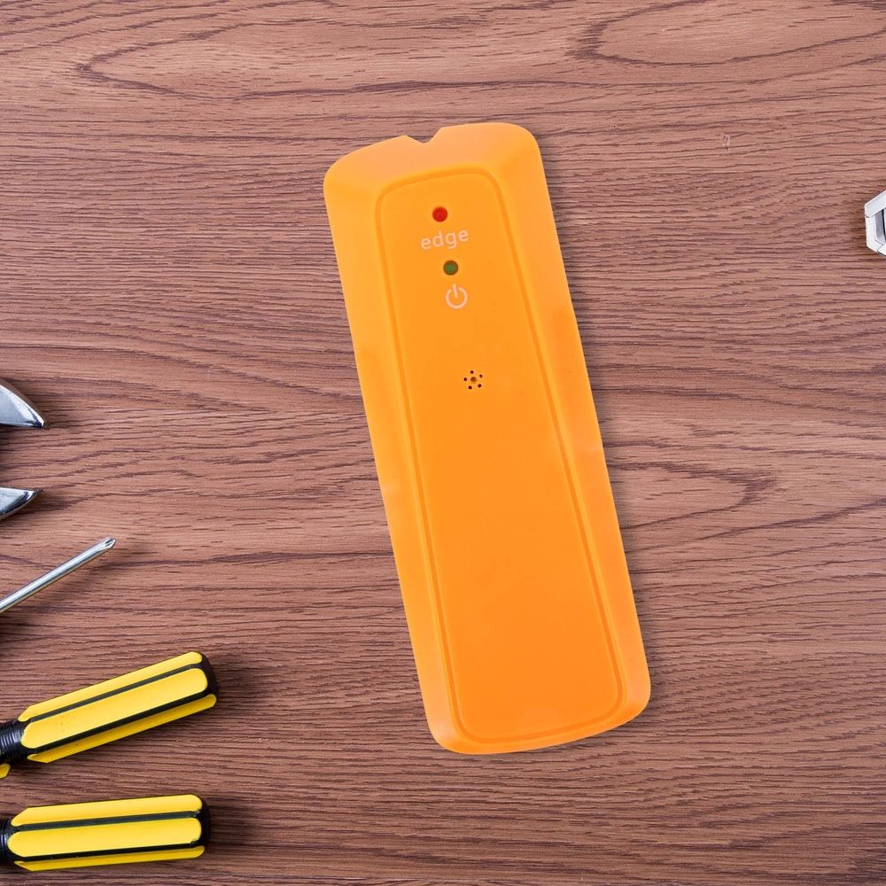 Compact Orange Wall Scanning or Finder for Accurate Detection of Metal Wood and Wires Indoors