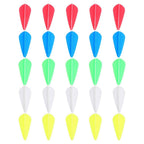 50Pcs Durable Rubber Arrow Vanes for Precision Archery Flight