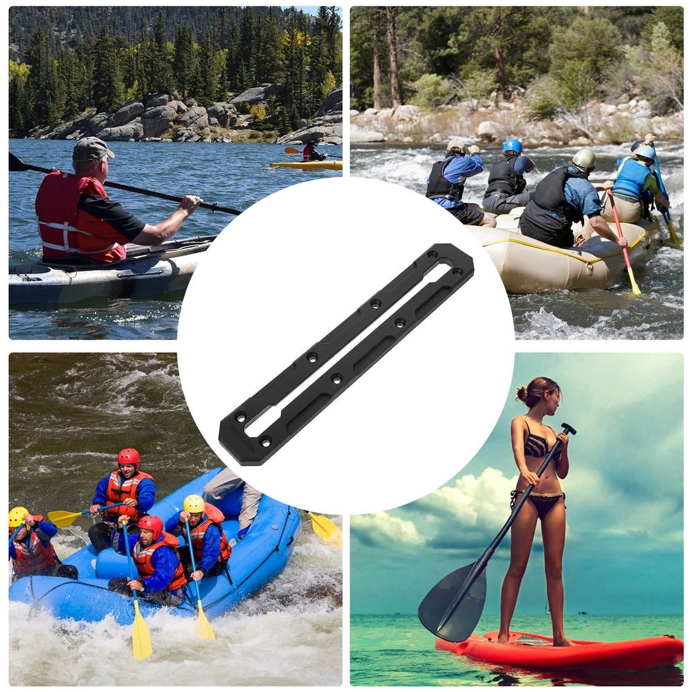 1Set Portable Kayak Rail Track Sturdy Marine Mount for Kayak Speedboat and Canoe Use