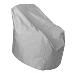 Boat Seat Cover 210d Clothes Waterproof Captain Chair Pontoon Boat Bench Chair Seat Pedestal Cover Helm Chair Protector For Marine Boat Kayak Grey 60x55x63cm