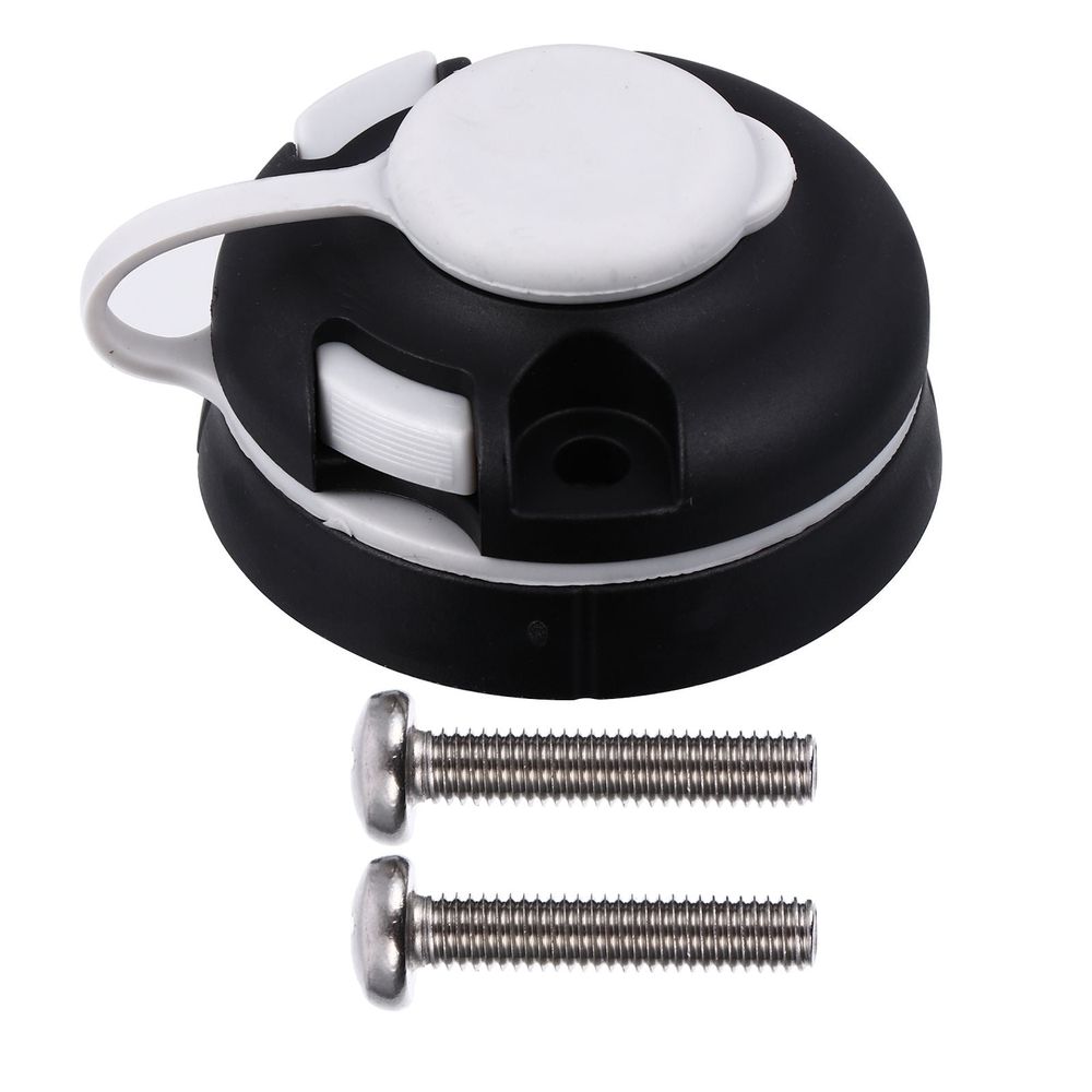 Round Kayak Mount Base Set in Black, and Sturdy Fishing Rod Holder for Boats and Kayaks