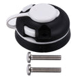 Round Kayak Mount Base Set in Black, and Sturdy Fishing Rod Holder for Boats and Kayaks