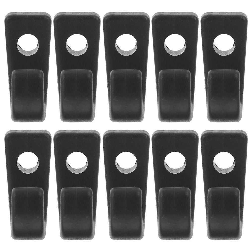 20-Piece Kayak Hardware Kit with Black Nylon J-Hooks for Secure and Fastening Accessories