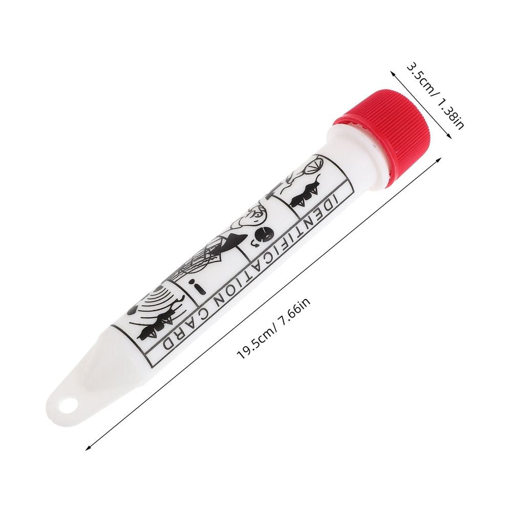 2Pcs Marine Life Raft Id Marker Cylinder for Fishing Boat and Coastal Safety Equipment