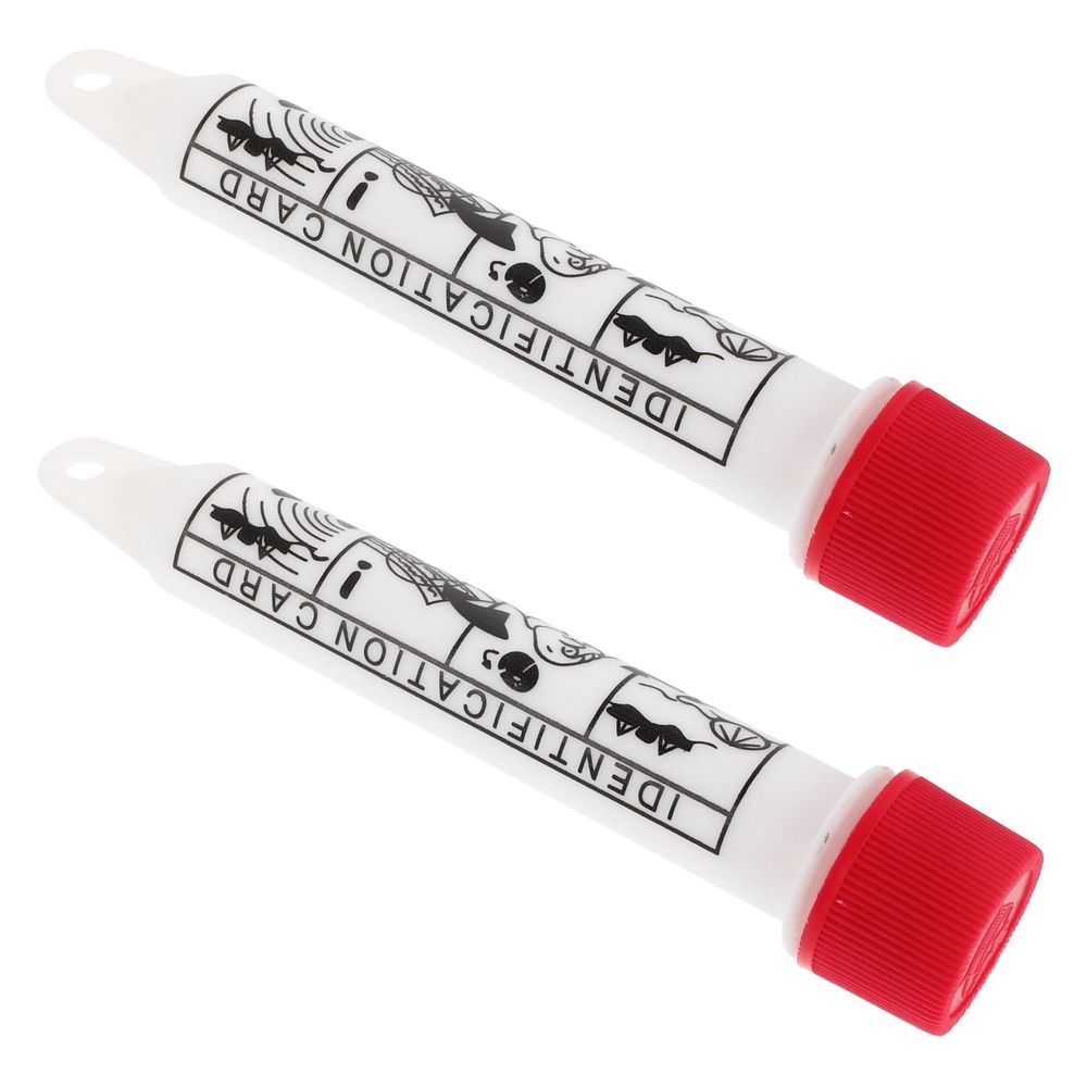 2Pcs Marine Life Raft Id Marker Cylinder for Fishing Boat and Coastal Safety Equipment