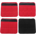 4pcs Red Sponge Helmet Chin Pad for Cycling and Skating Comfort