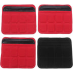 4pcs Red Sponge Helmet Chin Pad for Cycling and Skating Comfort
