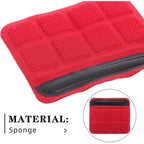 4pcs Red Sponge Helmet Chin Pad for Cycling and Skating Comfort