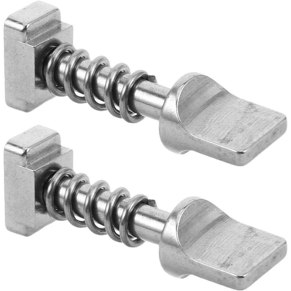 2pcs Stainless Paddleboard Quick Release Fin Screw - Elastic Locking Design Easy Installation for Longboard