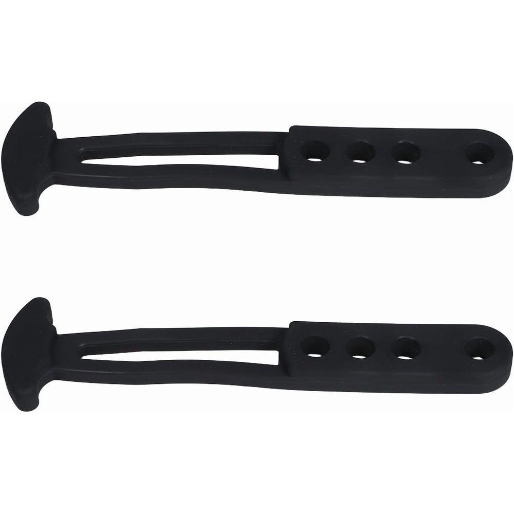2pcs Marine Ladder Rubber Strap with Adjustable Mounting Holes for Boat Yacht
