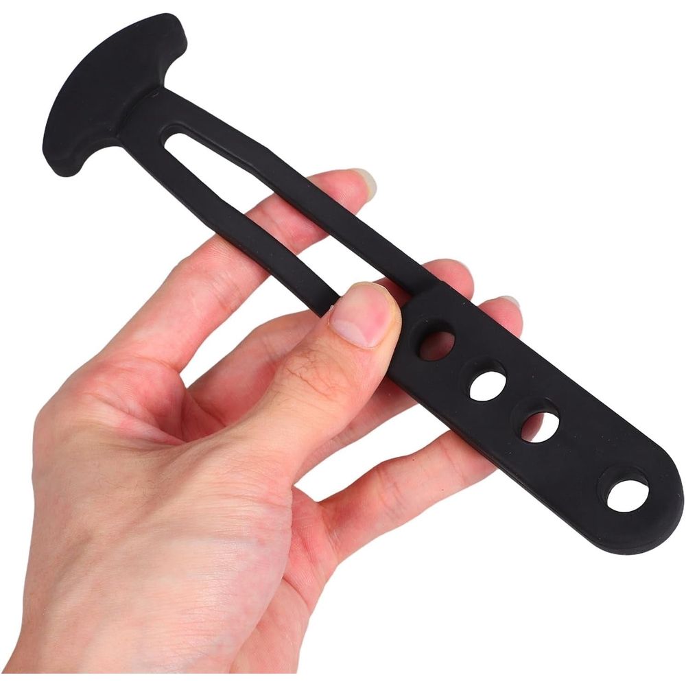 2pcs Marine Ladder Rubber Strap with Adjustable Mounting Holes for Boat Yacht