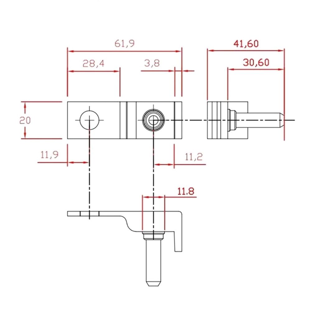 Terminal Fuse Block Kit Single Stud 5/16' (M8) High-Amp Marine Rated Battery Fuse IP66 Waterproof Fuse Box Kit for Car Truck Boat Construction Vehicle