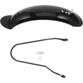 Electric Bike Rear Fender Mudguard for Rear Wheel, Curved Silhouette, Smooth Surface, Alloy Support, Easy Installation