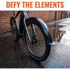 Electric Bike Rear Fender Mudguard for Rear Wheel, Curved Silhouette, Smooth Surface, Alloy Support, Easy Installation
