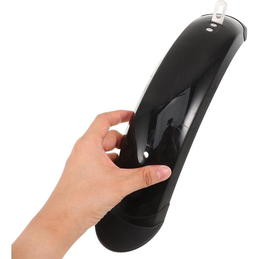 Electric Bike Rear Fender Mudguard for Rear Wheel, Curved Silhouette, Smooth Surface, Alloy Support, Easy Installation