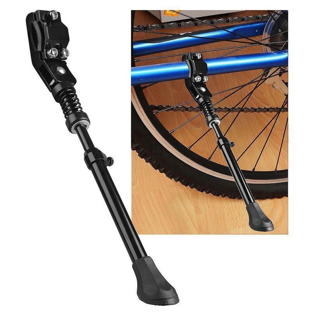 Bike Kickstand, Adjustable Aluminium Alloy Bicycle Kickstand, Rear Side Bicycle Stand, Bike Side Kickstand Fit for 16" 20" 24" 26" Bike, Suitable for Mountain Bike/700 Road Bike/BMX/MTB
