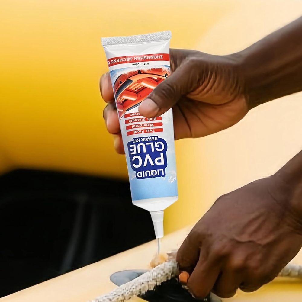 PVC Repair Glue – Heavy Duty Vinyl Adhesive, Waterproof Bonding Formula, 24 Hour Sealant, Strong Fix Solution for Inflatable Mattress Pool Boat TPU Use