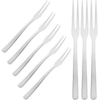 8-Piece Stainless Steel Seafood Fork Set, Rust-Resistant Crab, Shrimp, for Dining and Entertaining