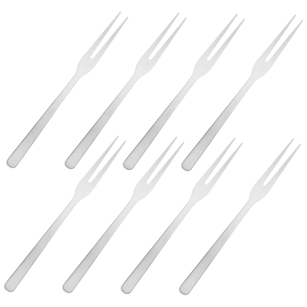 8-Piece Stainless Steel Seafood Fork Set, Rust-Resistant Crab, Shrimp, for Dining and Entertaining