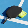 2Pcs Paddle Case Black Durable Rubber Cover Lightweight Holder for Beach and Park