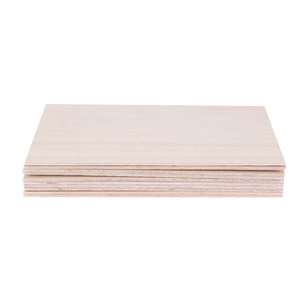20Pcs Balsa Wood Sheets Wooden Plate 150 x 100 x 2mm For House Ship Craft Model DIY