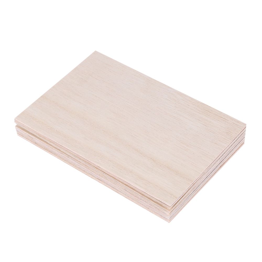 20Pcs Balsa Wood Sheets Wooden Plate 150 x 100 x 2mm For House Ship Craft Model DIY