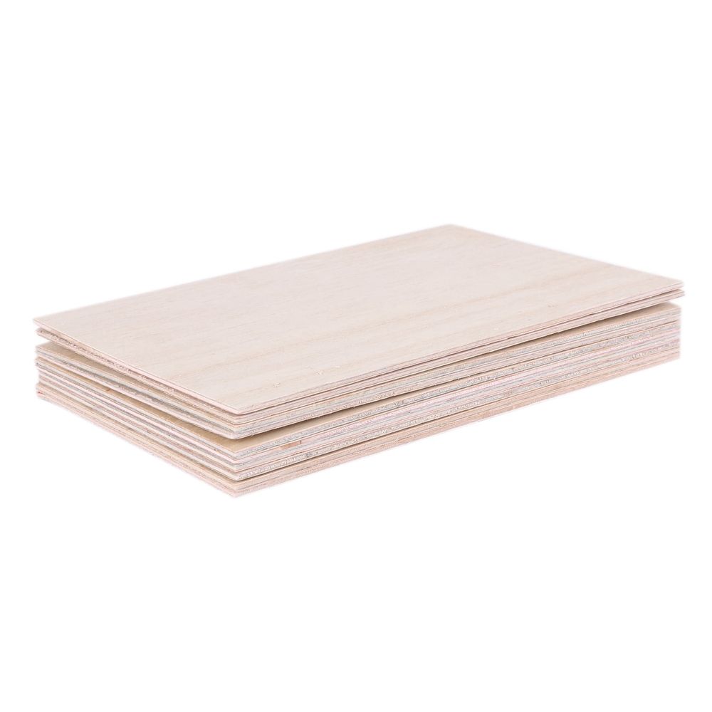 20Pcs Balsa Wood Sheets Wooden Plate 150 x 100 x 2mm For House Ship Craft Model DIY
