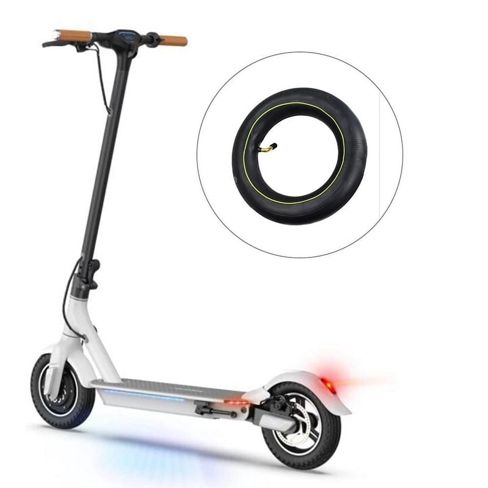 2Pcs Inner Tube Universal 10X2.5/10X2.75 Tube Innertube with Bent Valve 45 Degree Valve for 10 Inch Electric Scooter