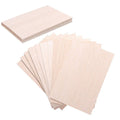 15 Pack Unfinished Wood Sheets,Wood Thin Board for House Aircraft Ship Boat Arts and Crafts,DIY Ornaments